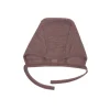 Baby hjelm, rose brown drop needle, merino uld