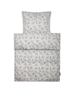 Baby sengetøj, Blomsterhave grå