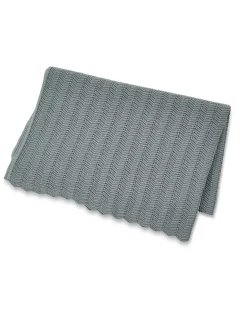 Babytæppe, fishbone strik