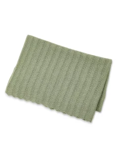 Babytæppe, fishbone strik