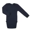 Body LS, navy drop needle, merino uld