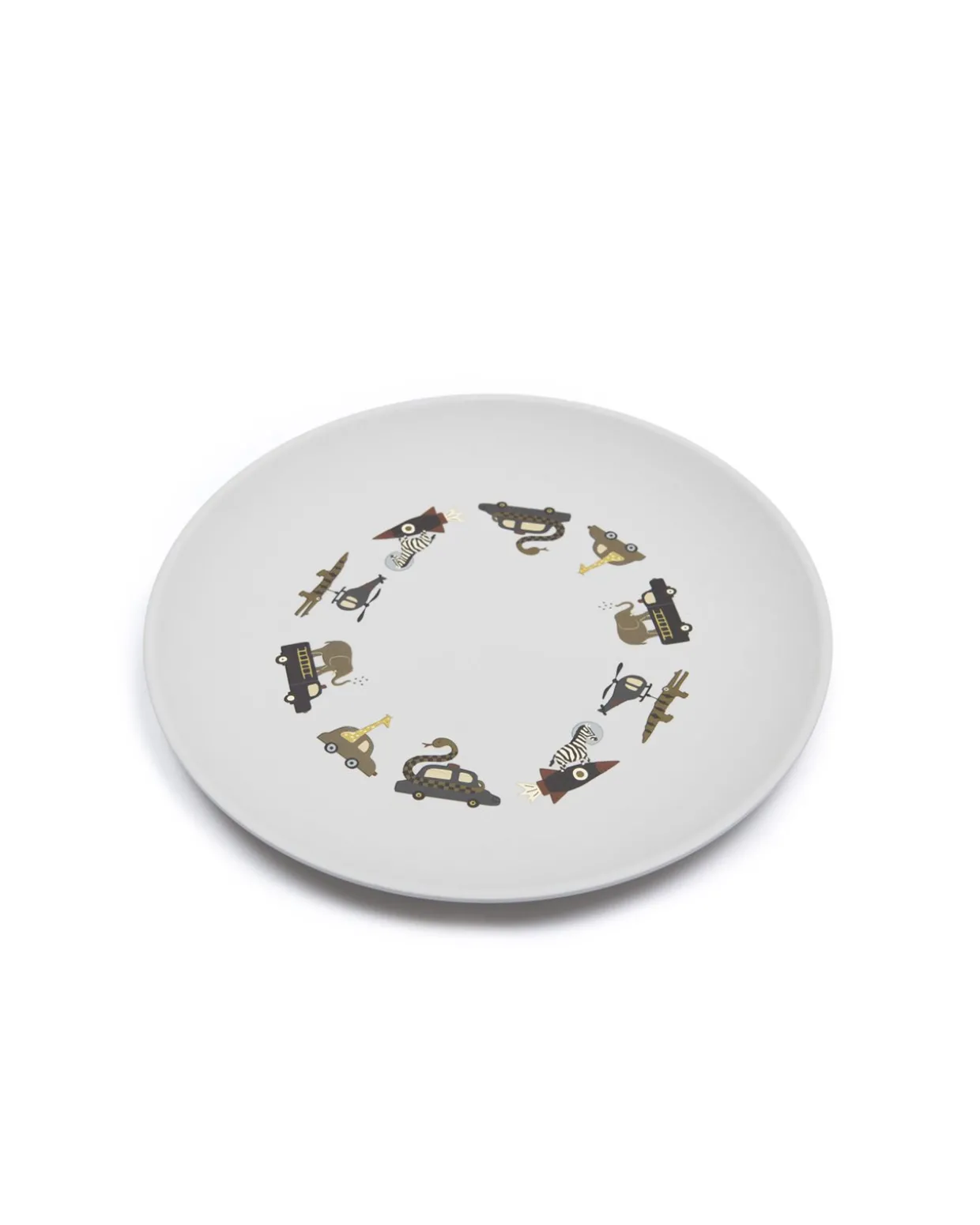 Flad tallerken, motor