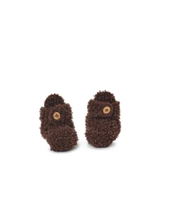 Futter bouclé merino uld, brown