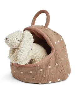 Kaninhule med bouclé kanin