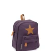 Kanvas rygsæk, aubergine