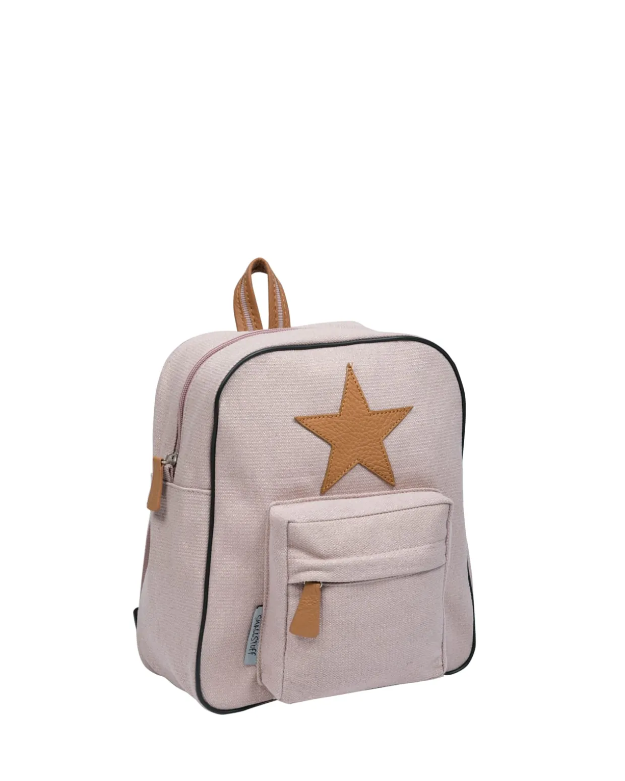 Kanvas rygsæk, pudder/guld