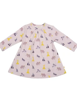 Kjole LS, zoo garden, rosa