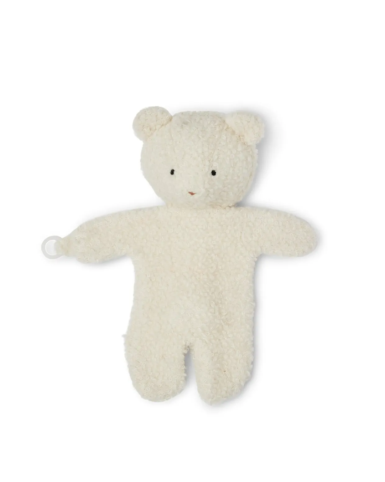 Nusseklud, bouclé merino uld, off white