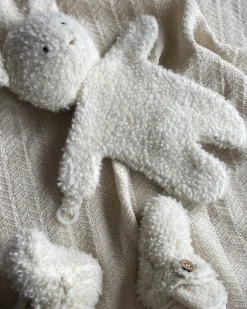 Nusseklud, bouclé merino uld, off white