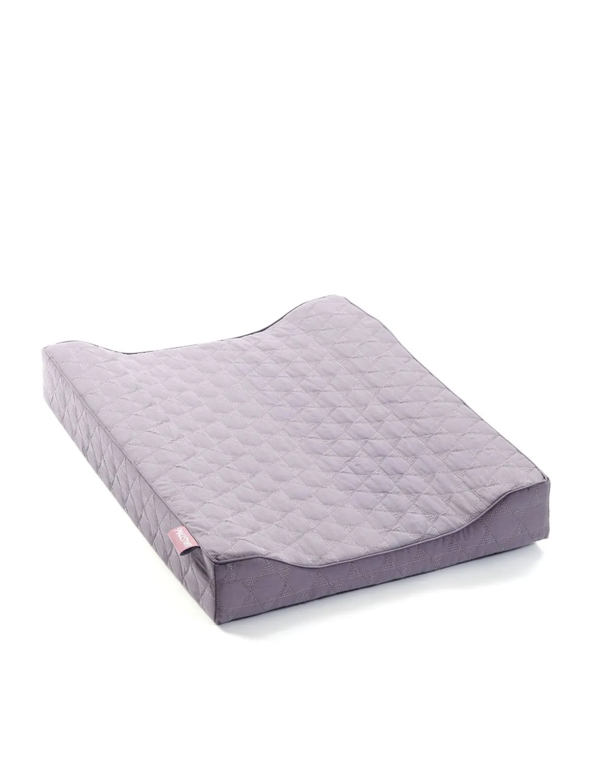 Puslepude, quiltet kold rosa