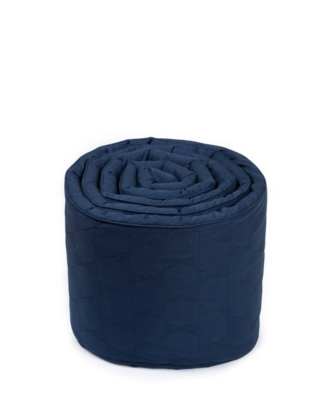 Sengerand, quiltet navy