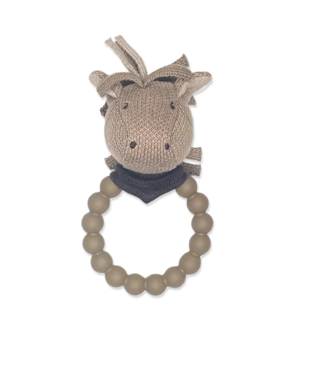 Silikone rangle, hest, brun