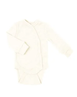 Slå om body, merino uld, off. white drop needle