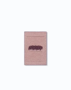 Strikket bogstav bindestreg, rosa