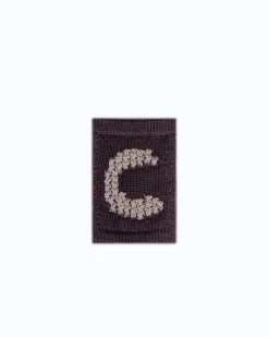 Strikket bogstav C, natur