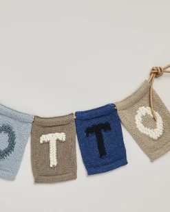 Strikket bogstav O, natur