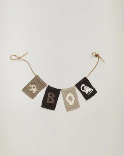 Strikket flag, dino, natur