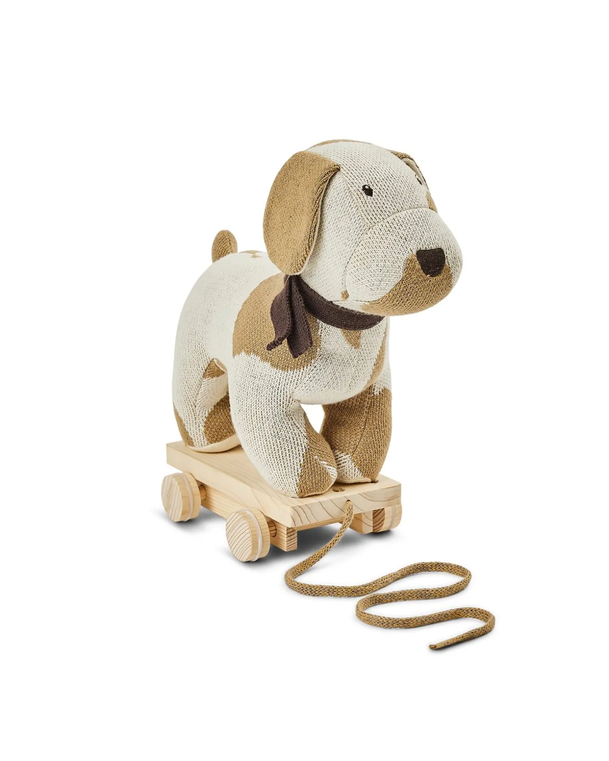 Trækdyr, hund, hvid/natur