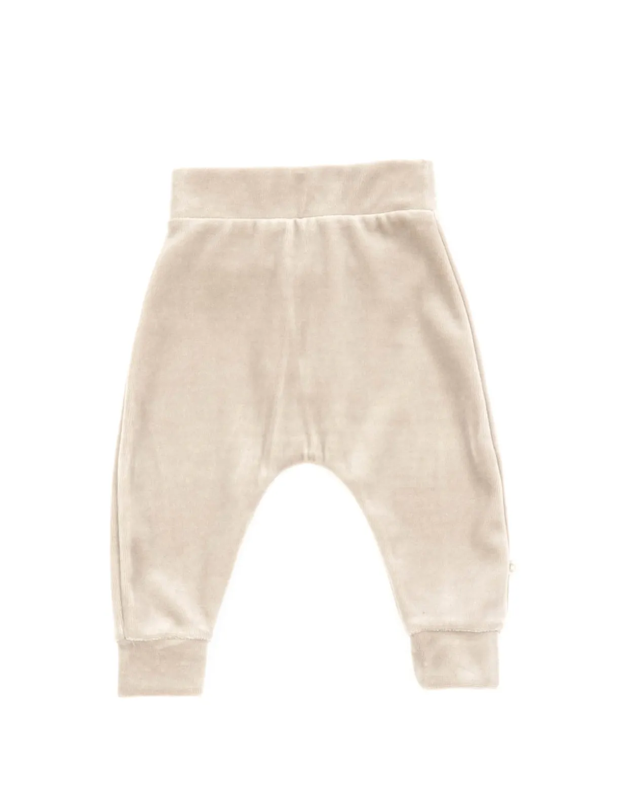 Velour bukser, natur