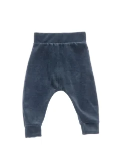 Velour bukser, navy