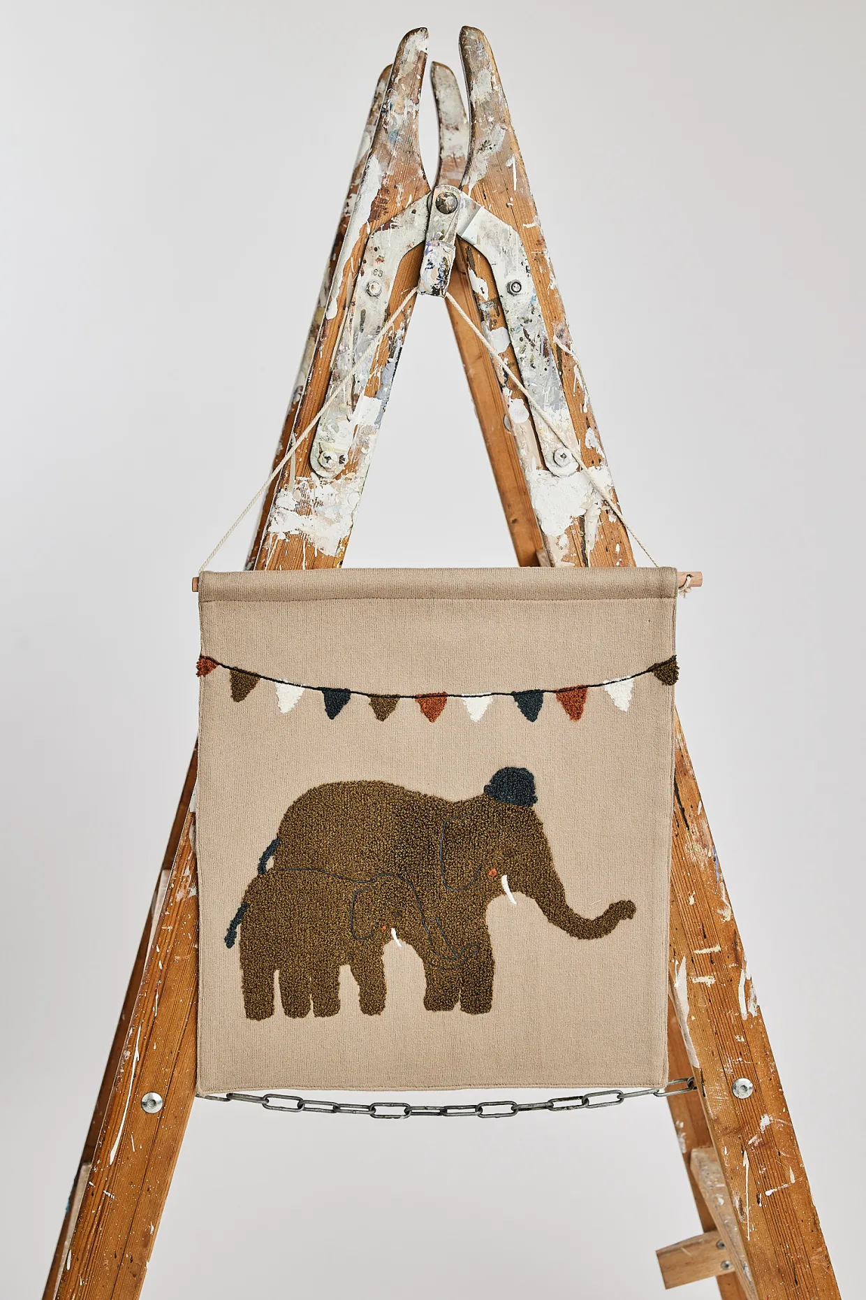 Væg deko, elefanter